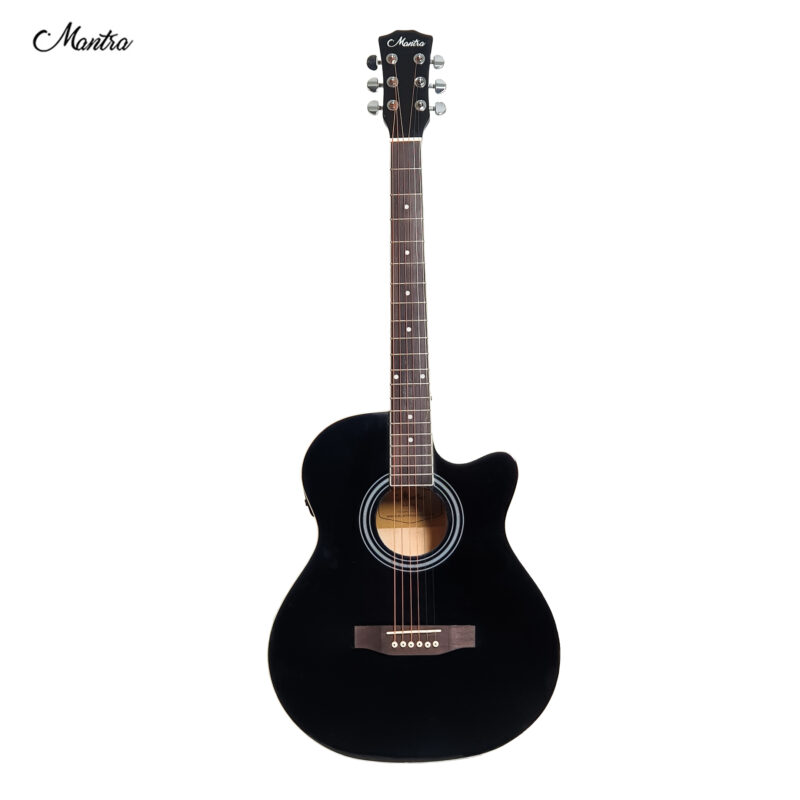 Mantra Semi Acoustic Guitar Karma EQ – Black